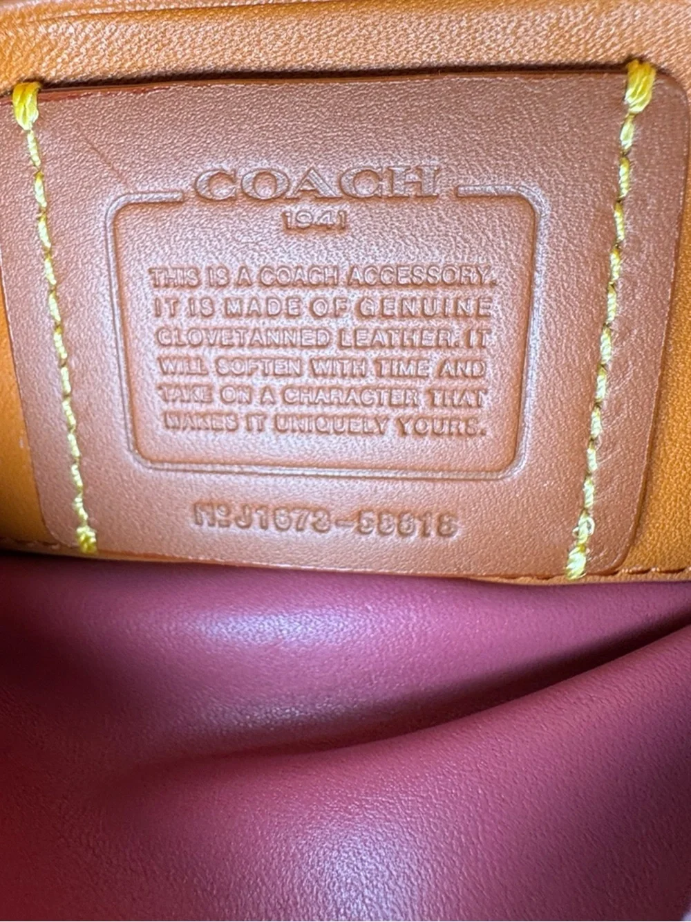 Coach 1941 Pink Glovetanned Clutch Wristlet Wallet